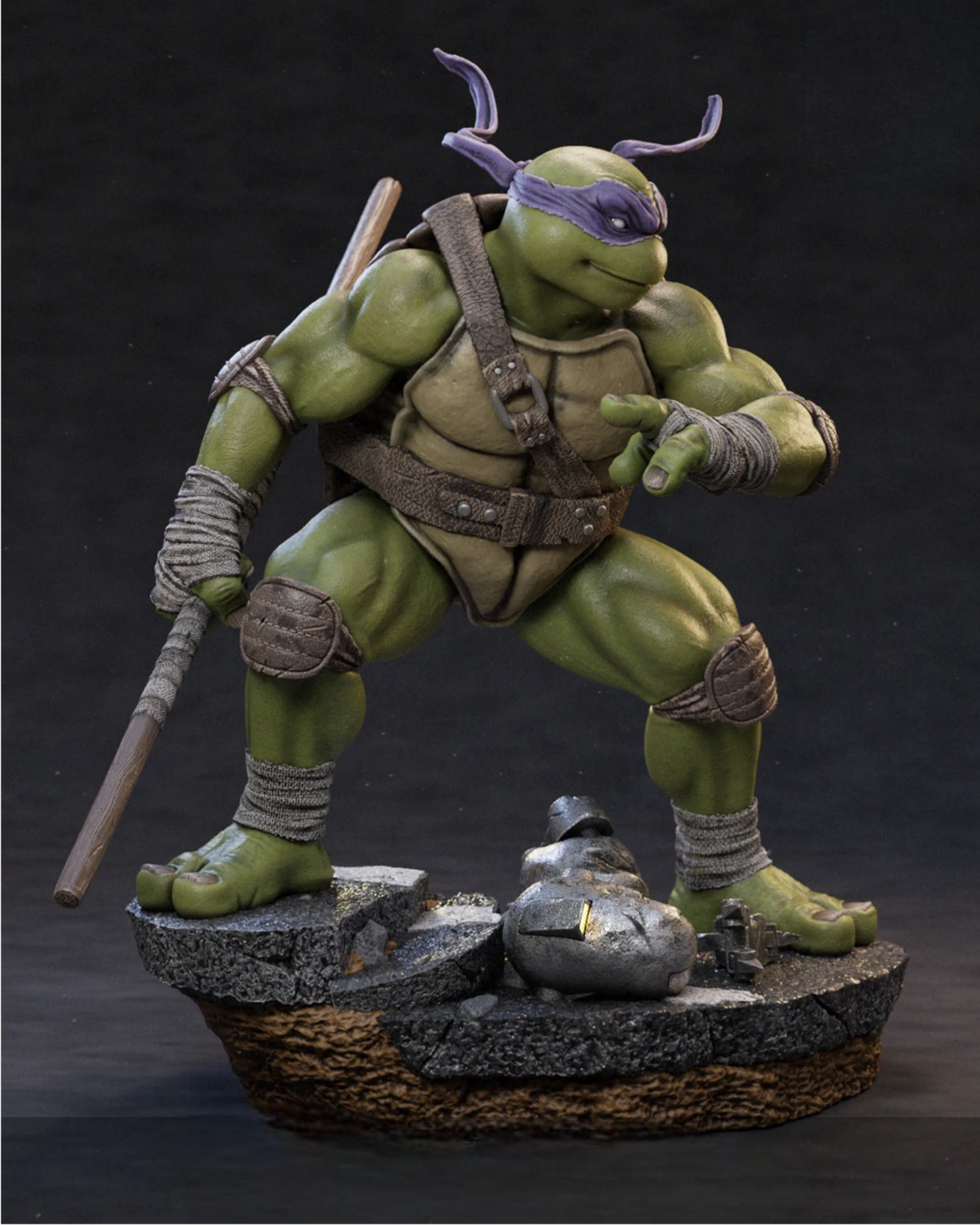 DONATELLO ACTION FIGURE STAMPA 3D