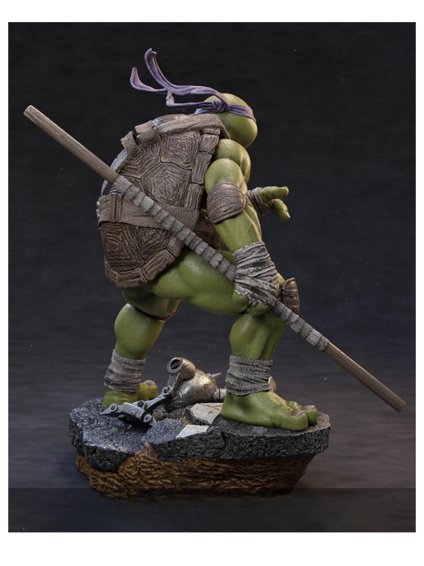 DONATELLO TARTARUGHE NIJA ACTION FIGURE STAMPA 3D